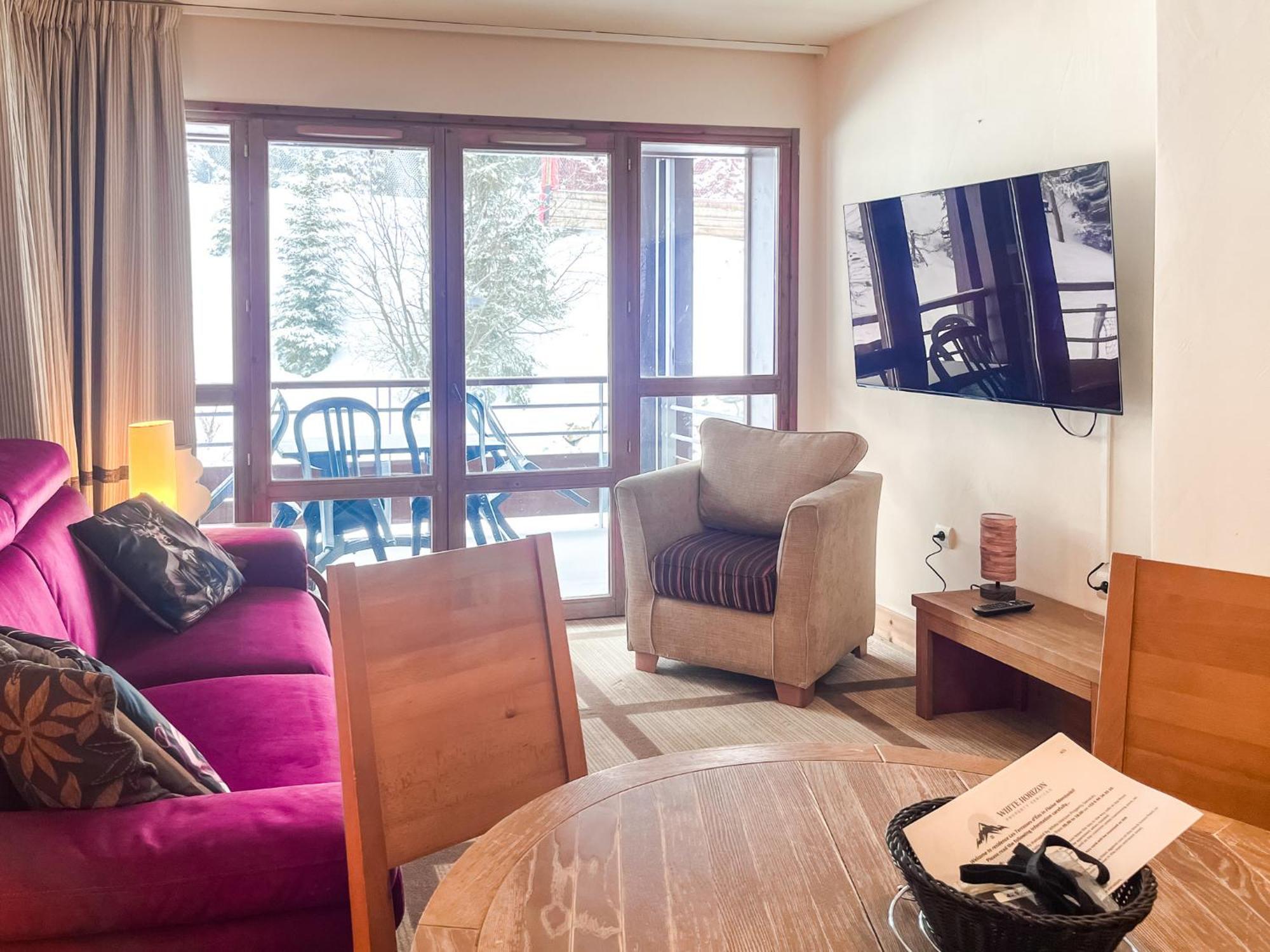 Large One-Bedroom Apartment, Wheelchair Adapted, Les Terrasses D'Eos Flaine Dış mekan fotoğraf