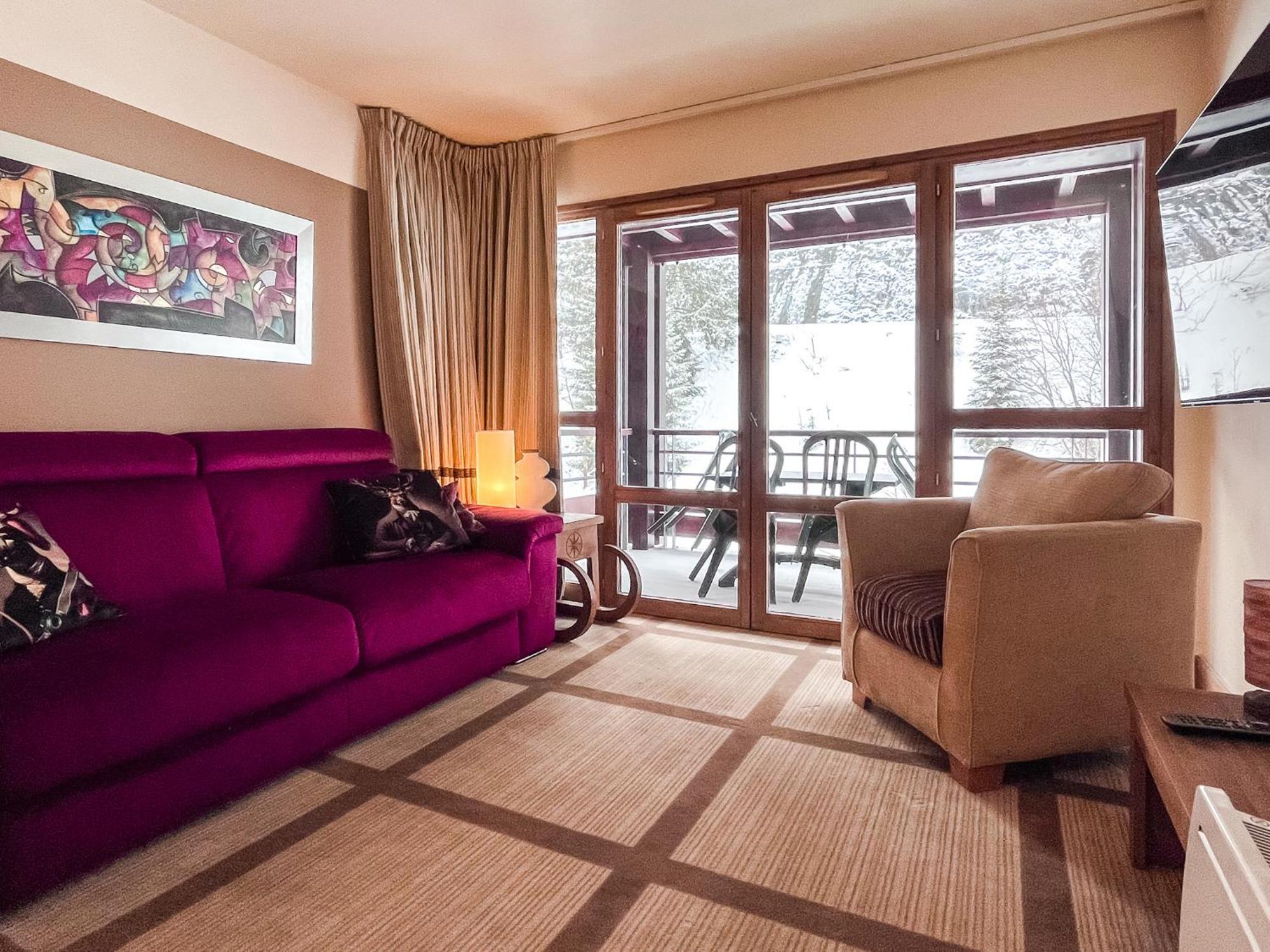 Large One-Bedroom Apartment, Wheelchair Adapted, Les Terrasses D'Eos Flaine Dış mekan fotoğraf