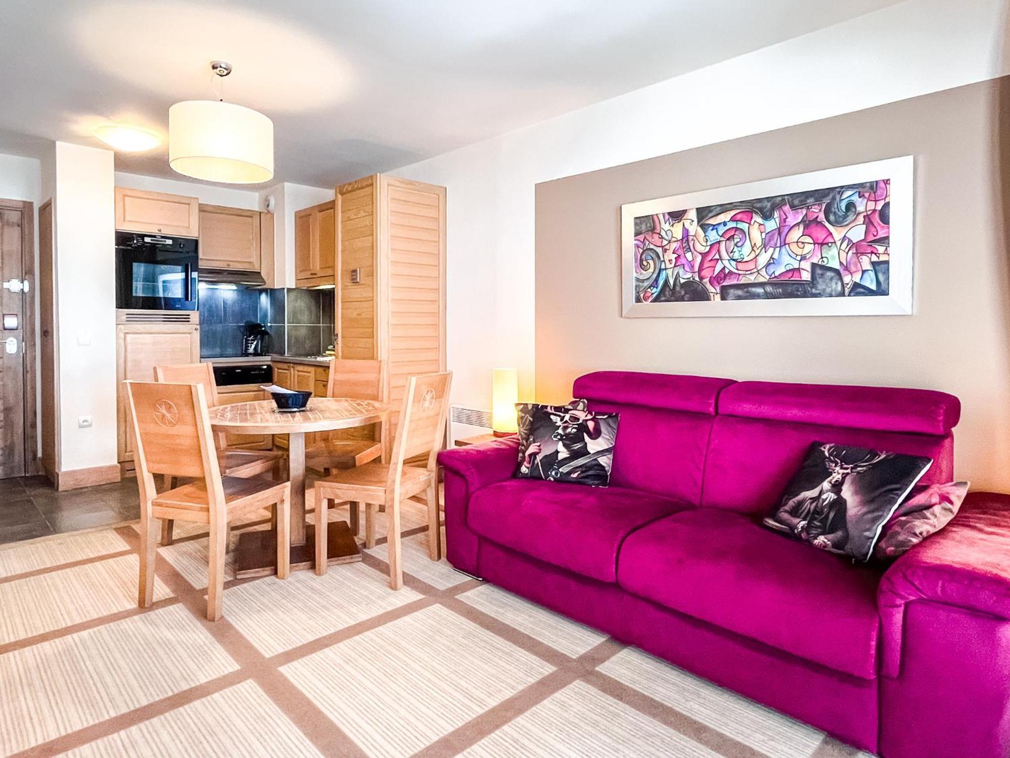 Large One-Bedroom Apartment, Wheelchair Adapted, Les Terrasses D'Eos Flaine Dış mekan fotoğraf