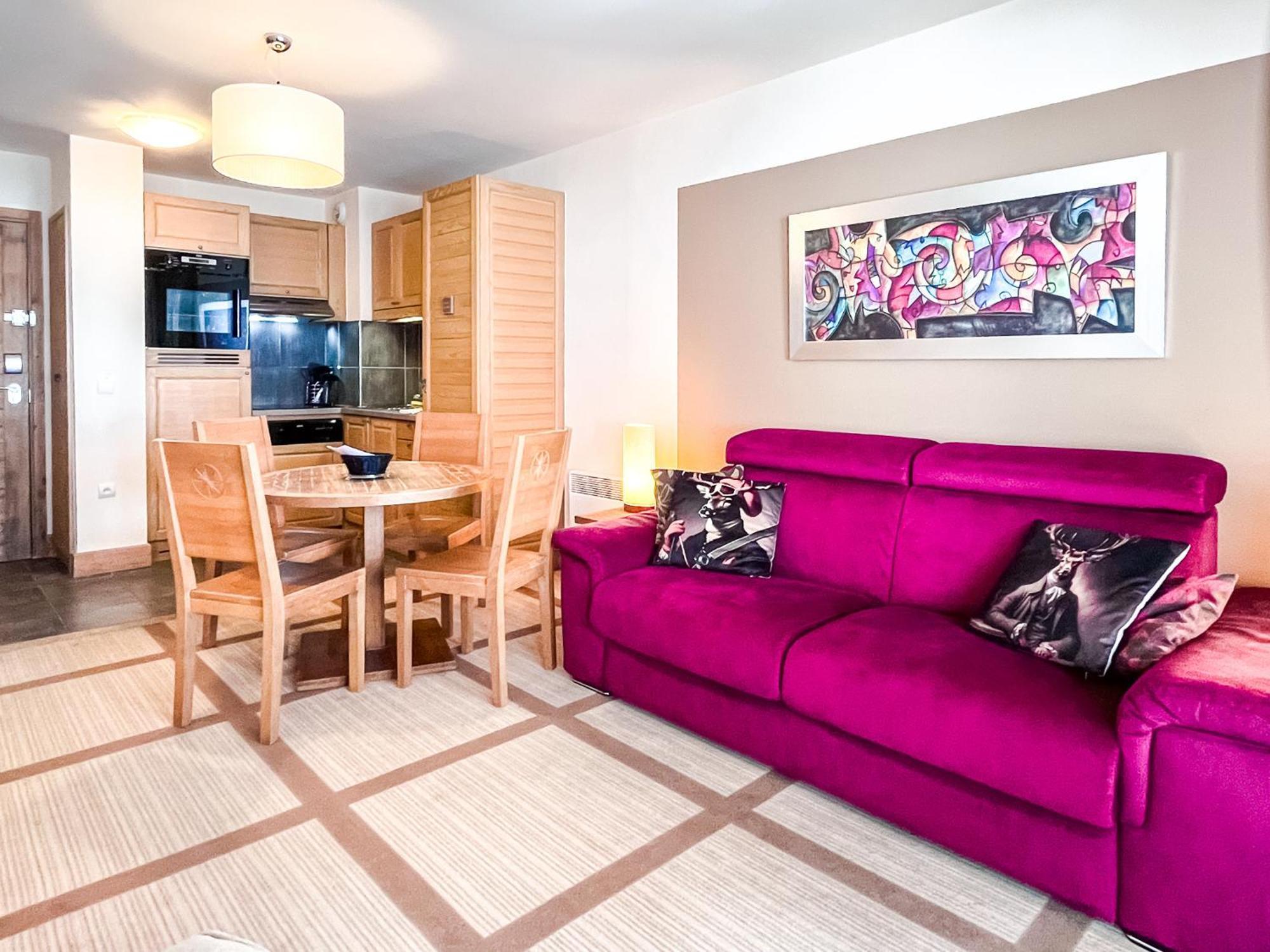 Large One-Bedroom Apartment, Wheelchair Adapted, Les Terrasses D'Eos Flaine Dış mekan fotoğraf