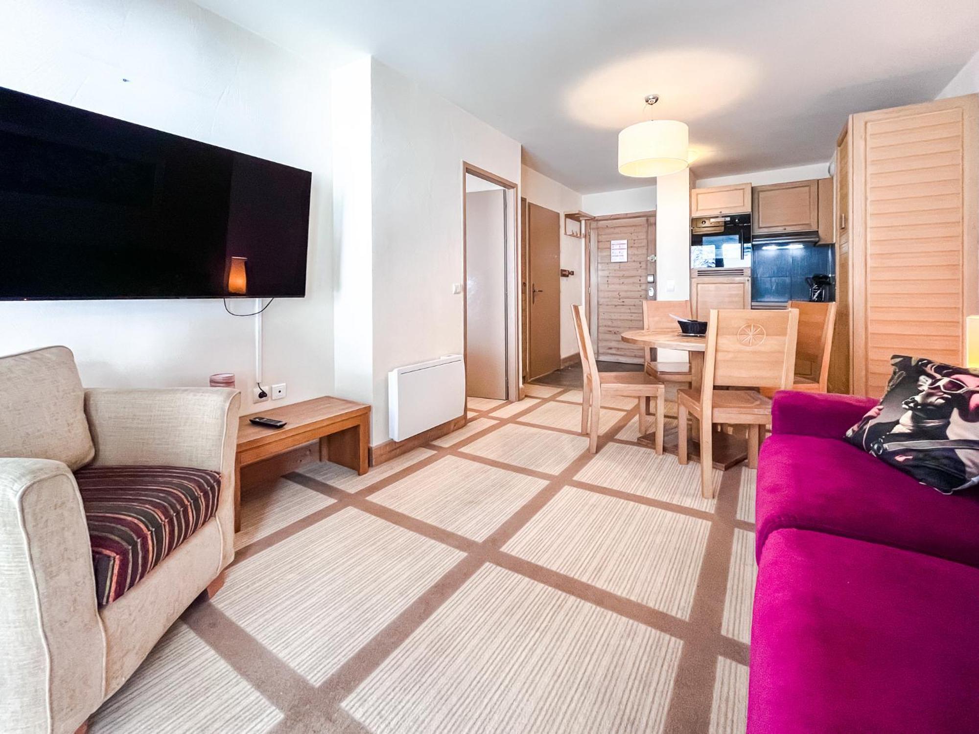 Large One-Bedroom Apartment, Wheelchair Adapted, Les Terrasses D'Eos Flaine Dış mekan fotoğraf