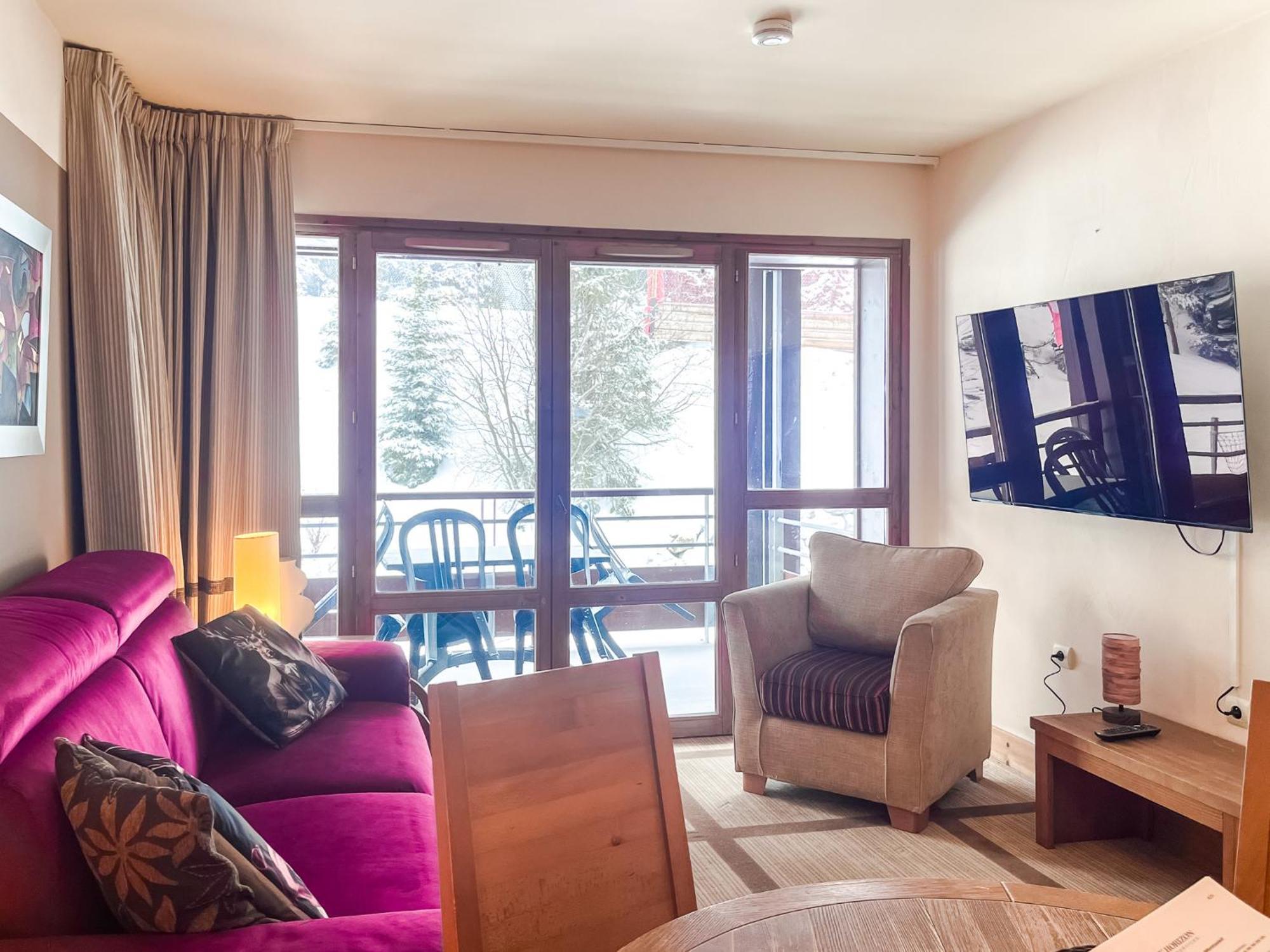 Large One-Bedroom Apartment, Wheelchair Adapted, Les Terrasses D'Eos Flaine Dış mekan fotoğraf